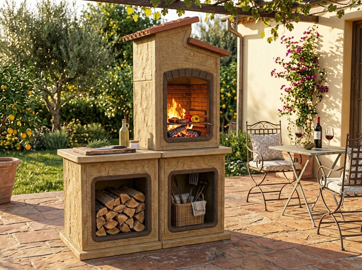 New Stones Barbekü Beyaz Çizgili 40'lık